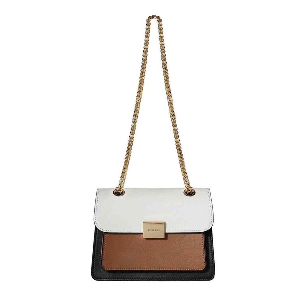 Anine Bing Mini Felix Bag Camel Colorblock - image 1